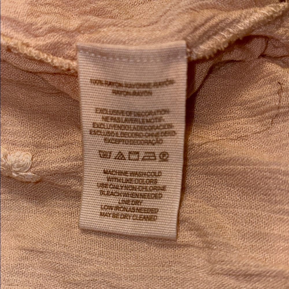 Free People Cream Embroidered Long Dress - Picture 12 of 13